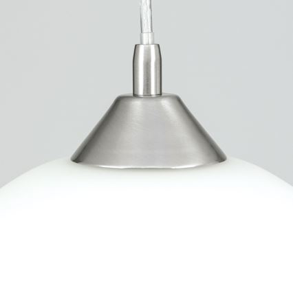 Candeeiro suspenso GRADO 1xE27/60W/230V diâmetro 40 cm cromado mate
