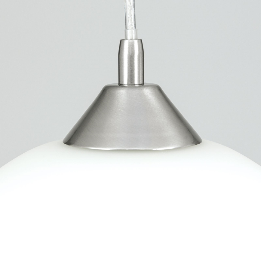 Candeeiro suspenso GRADO 1xE27/60W/230V diâmetro 40 cm cromado mate
