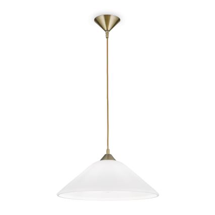Candeeiro suspenso GRADO 1xE27/60W/230V diâmetro 40 cm latão