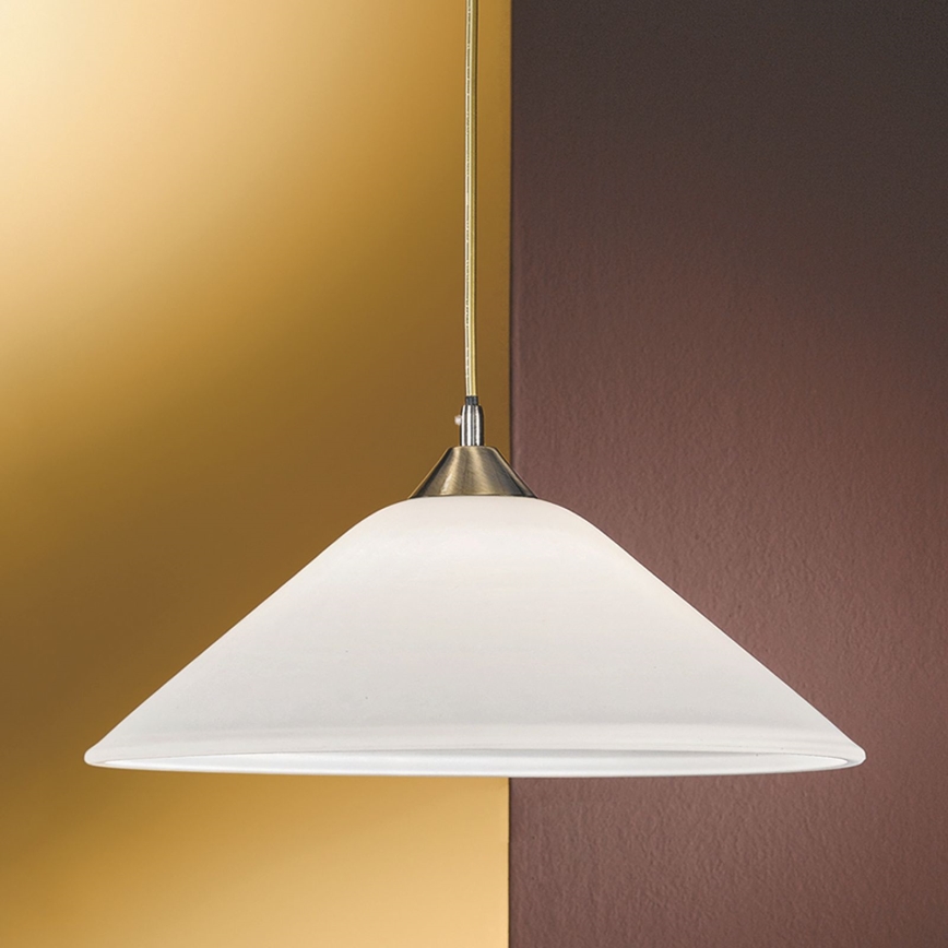 Candeeiro suspenso GRADO 1xE27/60W/230V diâmetro 40 cm latão