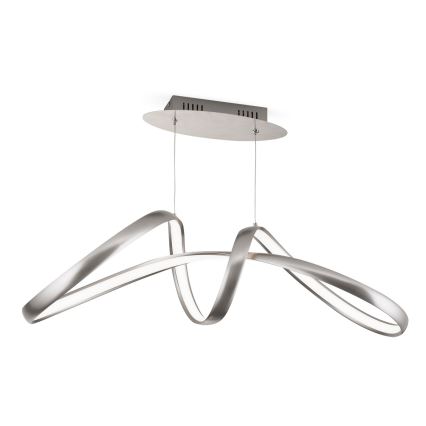 Candeeiro suspenso LED com regulação CIRCUS LED/36W/230V prateado