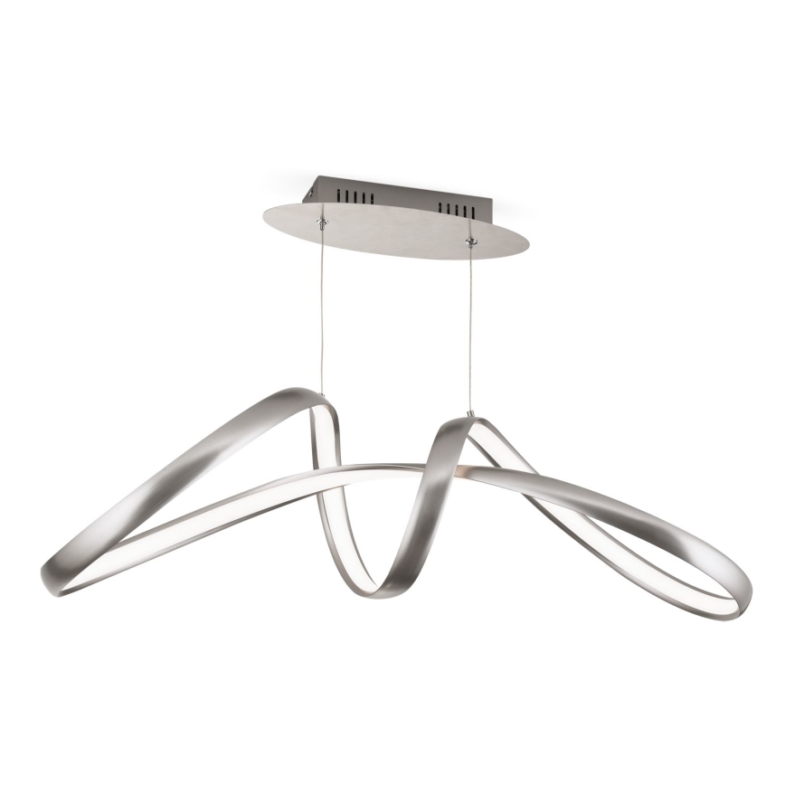 Candeeiro suspenso LED com regulação CIRCUS LED/36W/230V prateado
