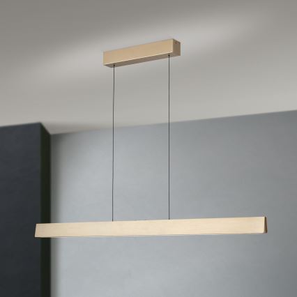 Candeeiro suspenso LED com regulação TARA LED/44W/230V 2700/3800/4500/5700K dourado