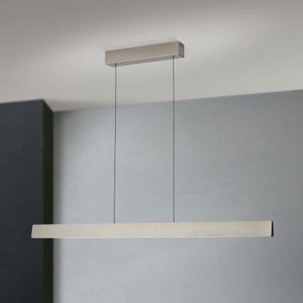 Candeeiro suspenso LED com regulação TARA LED/44W/230V 2700/3800/4500/5700K cromado mate