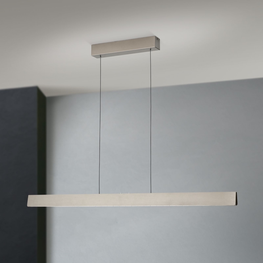 Candeeiro suspenso LED com regulação TARA LED/44W/230V 2700/3800/4500/5700K cromado mate