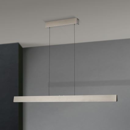 Candeeiro suspenso LED com regulação TARA LED/44W/230V 2700/3800/4500/5700K cromado mate