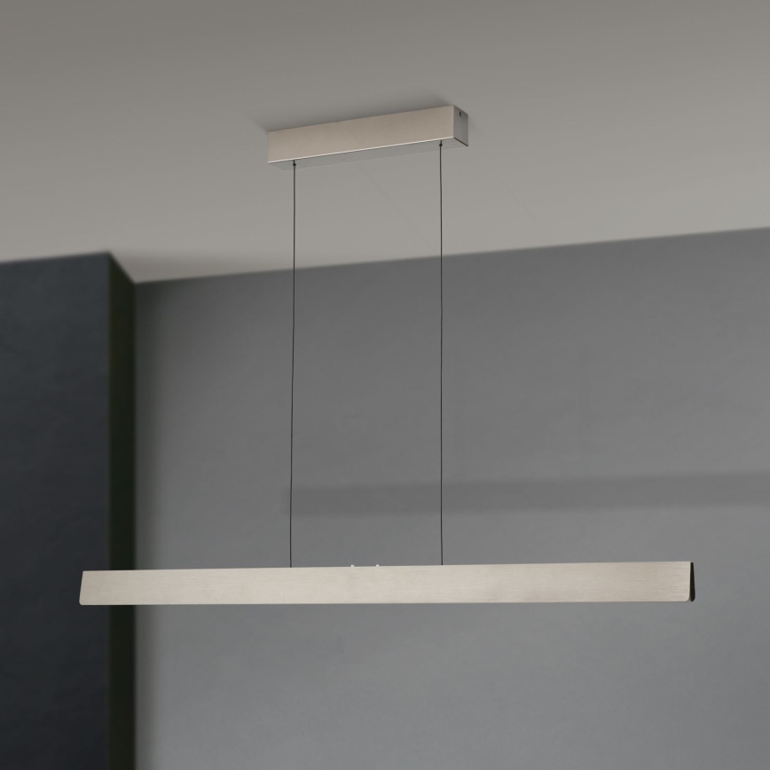 Candeeiro suspenso LED com regulação TARA LED/44W/230V 2700/3800/4500/5700K cromado mate