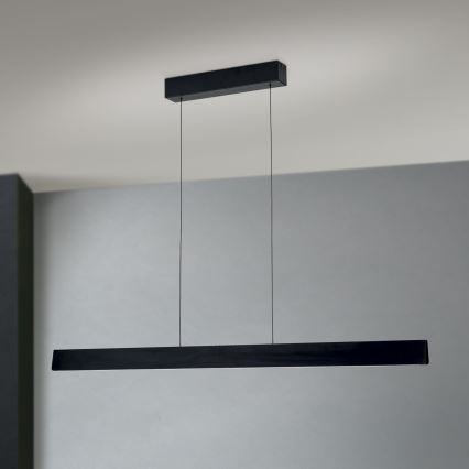 Candeeiro suspenso LED com regulação TARA LED/44W/230V 2700/3800/4500/5700K preto
