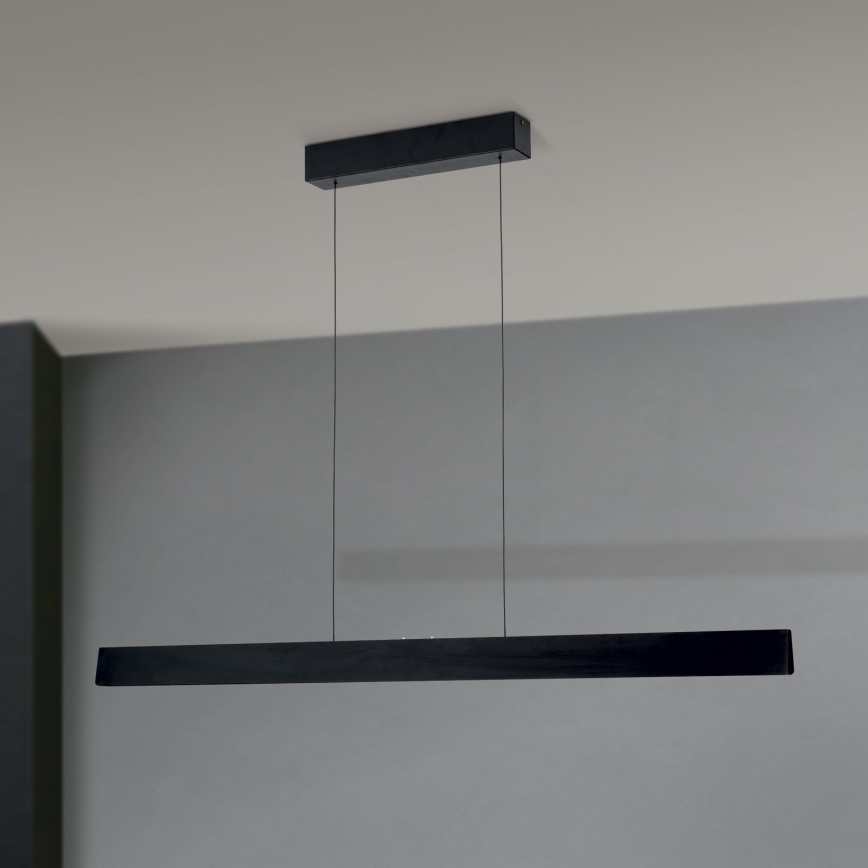 Candeeiro suspenso LED com regulação TARA LED/44W/230V 2700/3800/4500/5700K preto