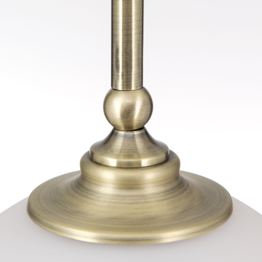 Candeeiro suspenso OLD LAMP 1xE27/40W/230V branco/latão