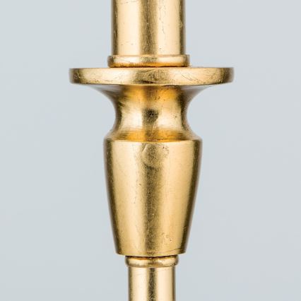 Candeeiro de mesa FONSA 1xE27/60W/230V 61 cm branco/dourado