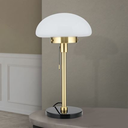 Candeeiro de mesa SPARTA 1xE27/40W/230V dourado/preto