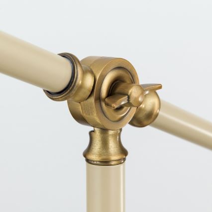 Candeeiro de mesa SCHILLER 1xE27/40W/230V creme/bronze