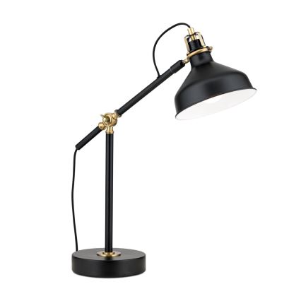Candeeiro de mesa SCHILLER 1xE27/40W/230V preto/bronze