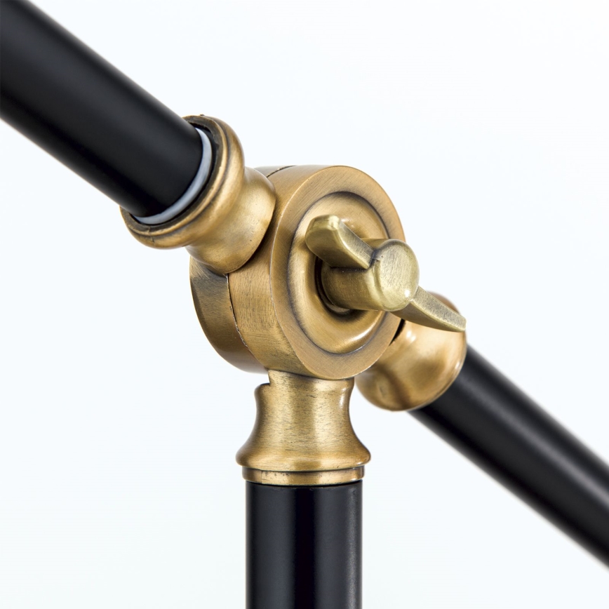 Candeeiro de mesa SCHILLER 1xE27/40W/230V preto/bronze