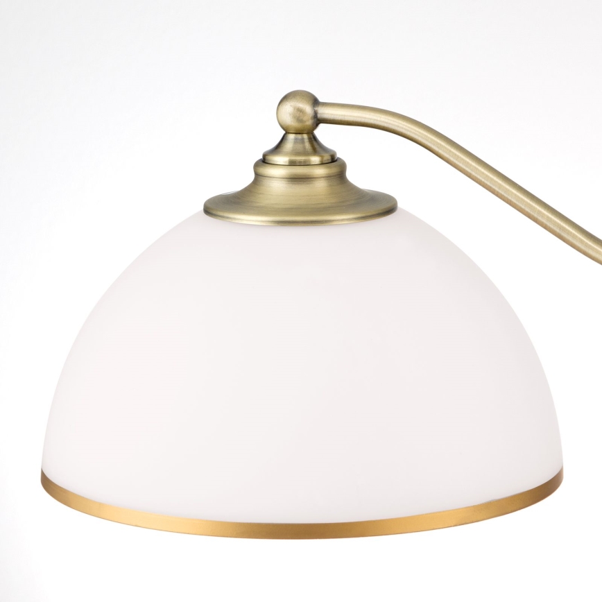 Candeeiro suspenso OLD LAMP 3xE27/40W/230V diâmetro 65 cm branco/latão