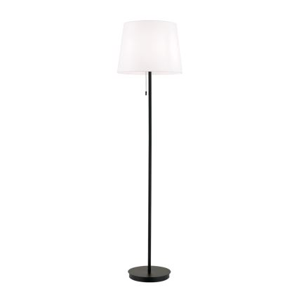 Candeeiro de chão LUDWIG 1xE27/40W/230V branco/preto