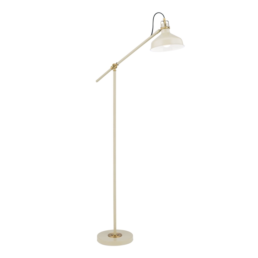 Candeeiro de chão SCHILLER 1xE27/40W/230V creme/bronze