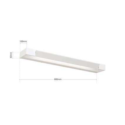 Iluminação de espelho para casa de banho LED MARILYN LED/18W/230V 60 cm IP44 branco