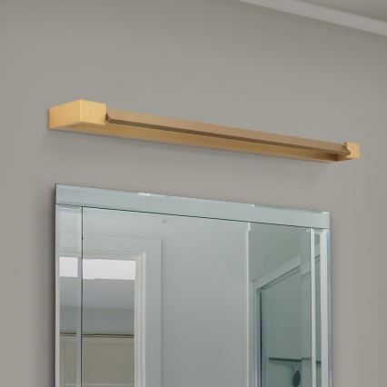 Iluminação de espelho para casa de banho LED MARILYN LED/24W/230V 90 cm IP44 dourado