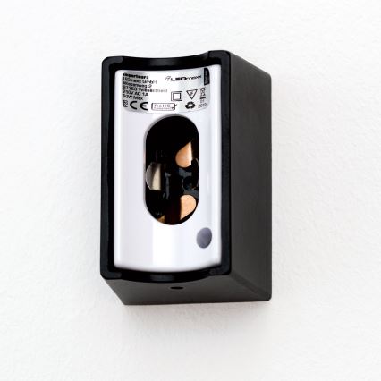 Iluminação de parede LED VISAGIST 1xS14d/8W/230V preto