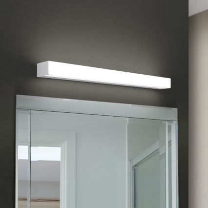 Iluminação de espelho para casa de banho LED HORIZON LED/12W/230V 3000/4000K 60 cm IP44 prateado