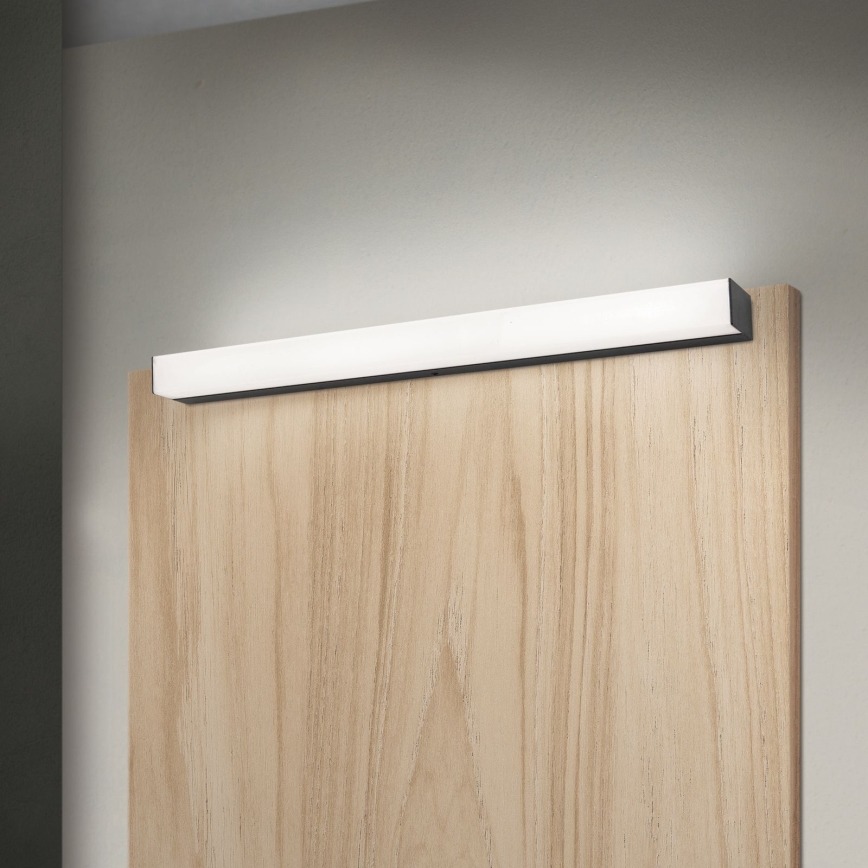 Iluminação de espelho para casa de banho LED HORIZON LED/12W/230V 3000/4000K 60 cm IP44 preto
