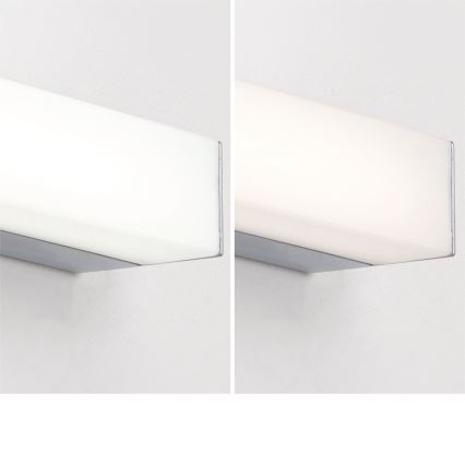 Iluminação de espelho para casa de banho LED HORIZON LED/18W/230V 3000/4000K 90 cm IP44 prateado