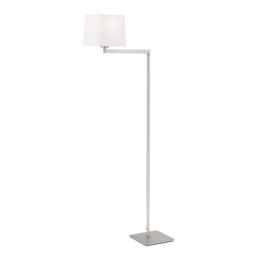 Candeeiro de chão CARLTON 1xE27/40W/230V branco/cromado mate
