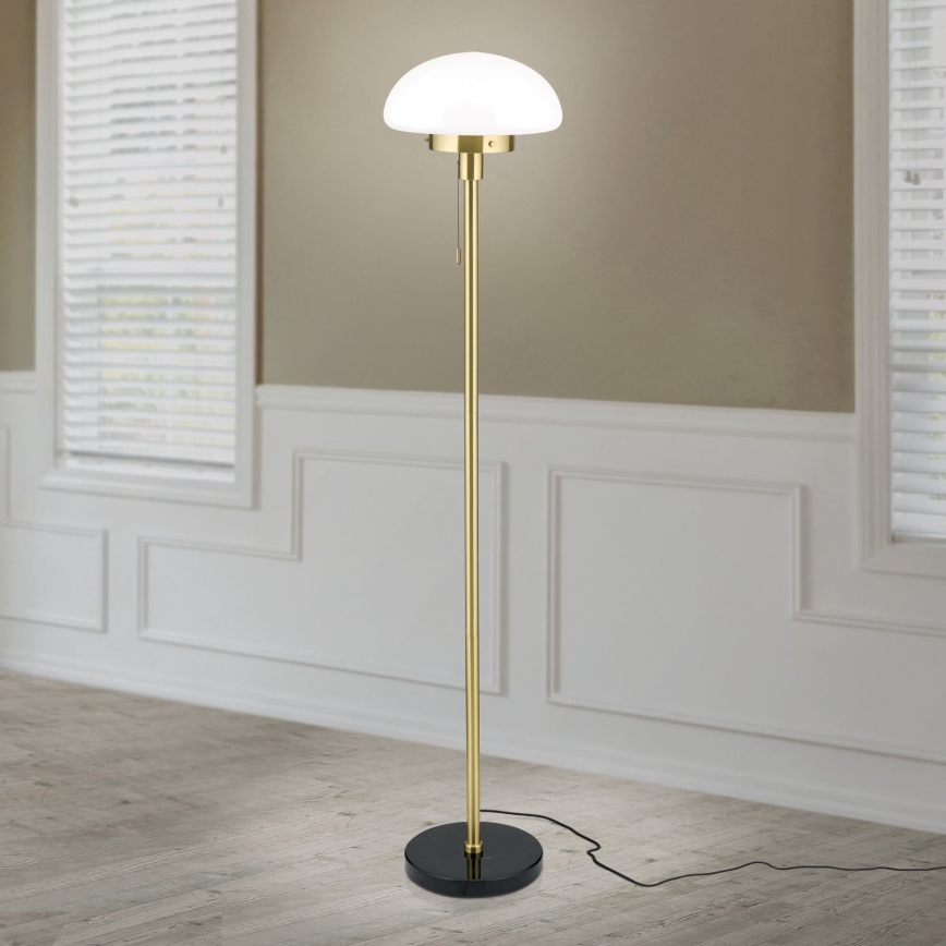 Candeeiro de chão SPARTA 1xE27/40W/230V dourado/preto