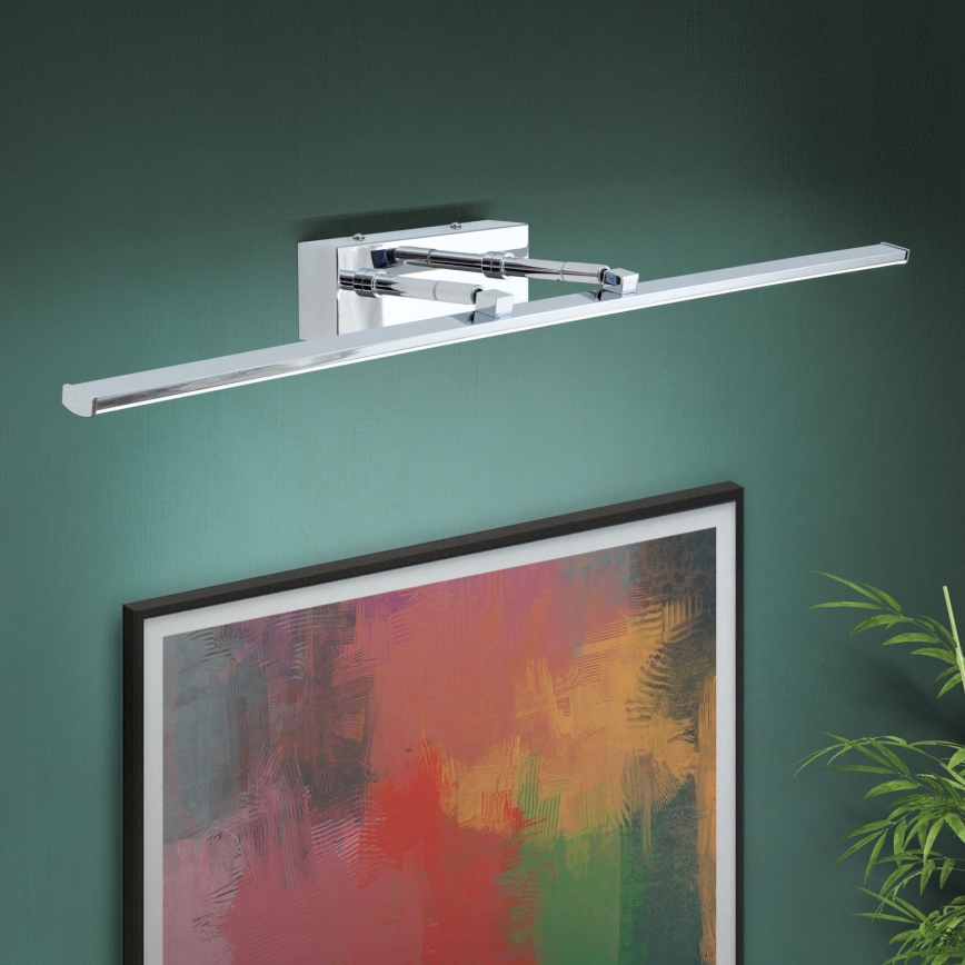 Iluminação de ilustração LED PUBLIO LED/15W/230V 75 cm cromado brilhante