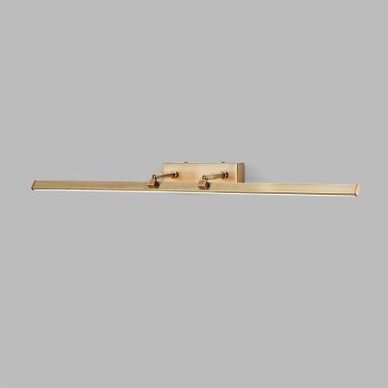 Iluminação de ilustração LED PUBLIO LED/15W/230V 75 cm dourado/pátina