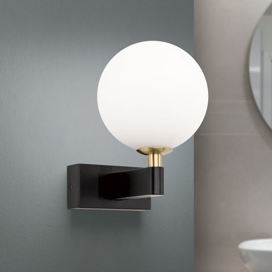 Iluminação de parede para casa de banho MARA 1xG9/20W/230V IP44 preto