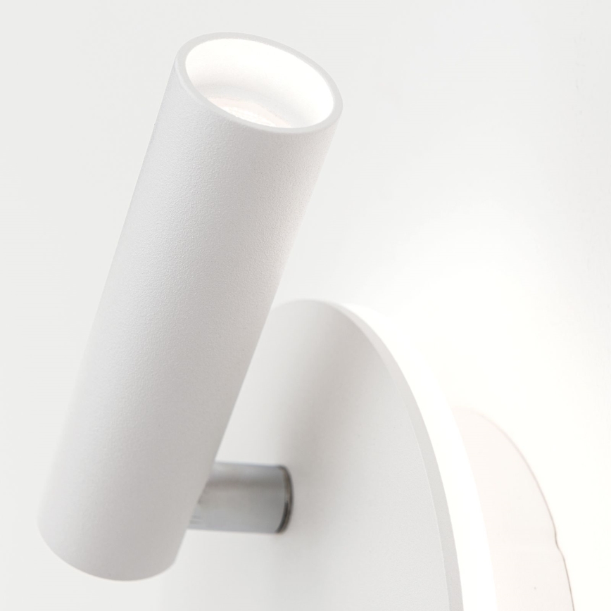 Foco de parede LED LENNY LED/6W/230V + LED/3W branco