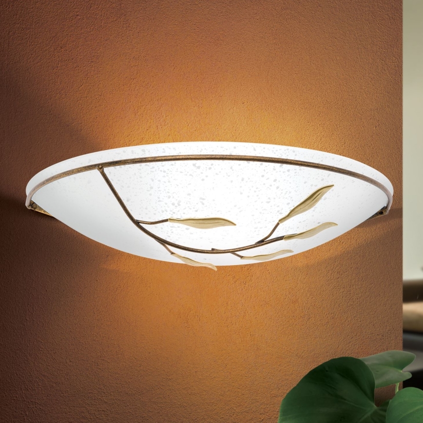 Orion WA 2-943/1 - Iluminação de parede LUCA 1xE27/60W/230V bronze/pátina