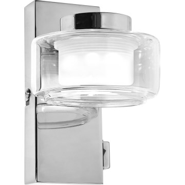 Osram - Aplique de parede LED para casa de banho ORBIS FLAME LED/5,5W/230V 3000/4000K IP44 cromado brilhante