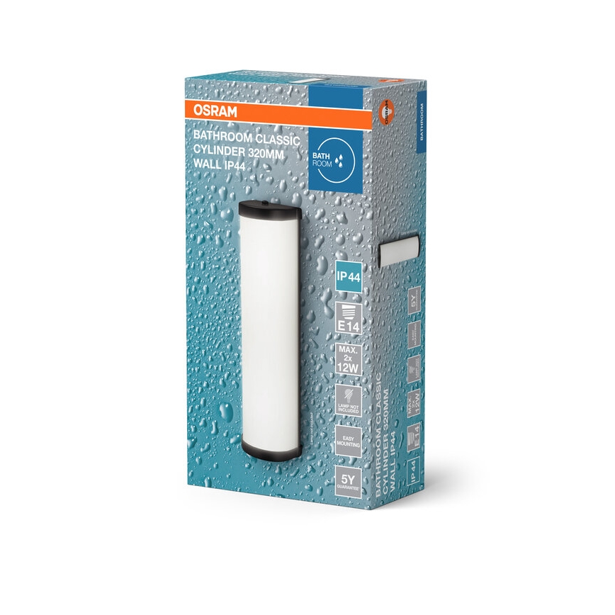Osram - Aplique de parede para casa de banho BATHROOM CLASSIC 2xE14/12W/230V IP44