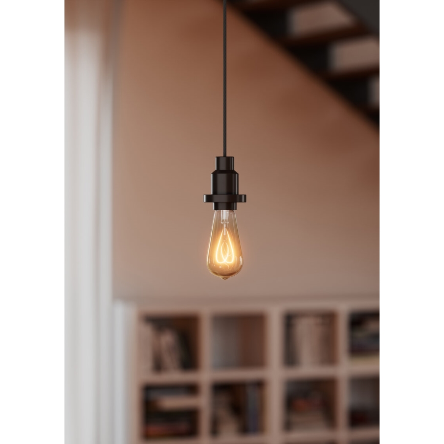 Osram - Cabo de alimentação PENDULUM 1xE27/40W/230V preto