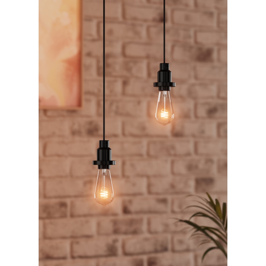 Osram - Cabo de alimentação PENDULUM 1xE27/40W/230V preto