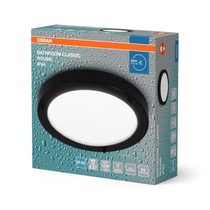 Osram - Candeeiro de tecto para casa de banho BATHROOM CLASSIC 1xE27/15W/230V diâmetro 31 cm IP44