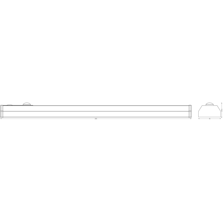Osram - Candeeiro LED sob armário com sensor MOBILE LED/1W/3,7V 500 mAh 20 cm