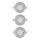 Osram - CONJUNTO 3x Foco de encastrar LED 3xGU10/3W/230V