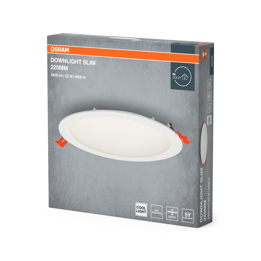 Osram - Foco de encastrar LED SLIM LED/22W/230V 4000K