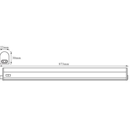 Osram - Iluminação para armário de cozinha LED BATTEN LED/10W/230V