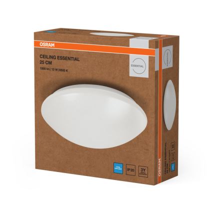 Osram - Luminária de teto LED ESSENTIAL 13W/230V 6500K Ø 25 cm