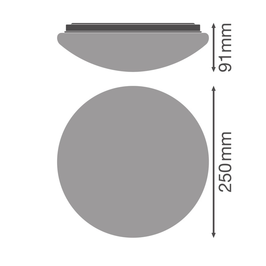 Osram - Luminária de teto LED ESSENTIAL 13W/230V 6500K Ø 25 cm