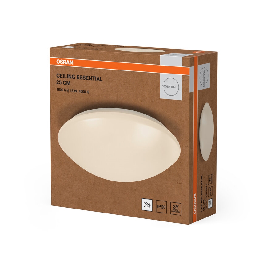 Osram - Luminária de teto LED ESSENTIAL LED/13W/230V 4000K Ø 25 cm