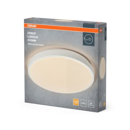 Osram - Luminária de teto LED ORBIS LONDON LED/24W/230V Ø 39,5 cm branca