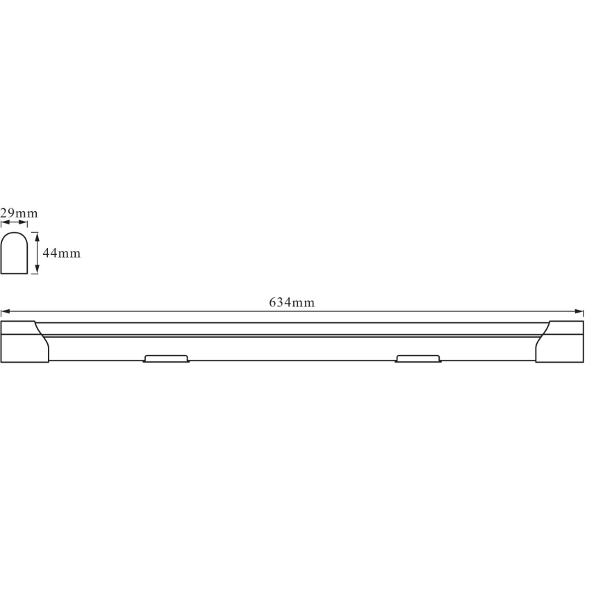 Osram - Luminária LED para instalação sob armários BATTEN LED/10W/230V 60 cm