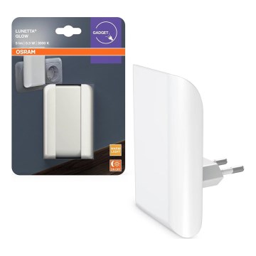 Osram - Luz noturna LED com sensor de crepúsculo LUNETTA LED/0,3W/230V